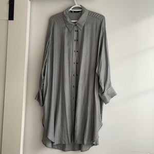 Zara Houndstooth Blouse Dress